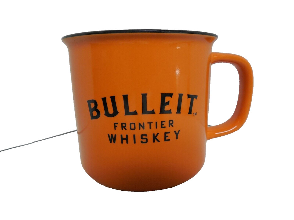 Bulleit  Frontier Whiskey Ceramic Coffee Cup Mug 8 oz