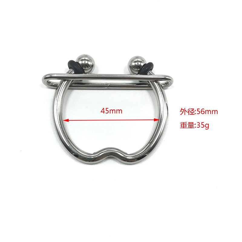 Stainless Steel Penis Stretcher Balls Enhancer Delay Ejaculation Training Ring