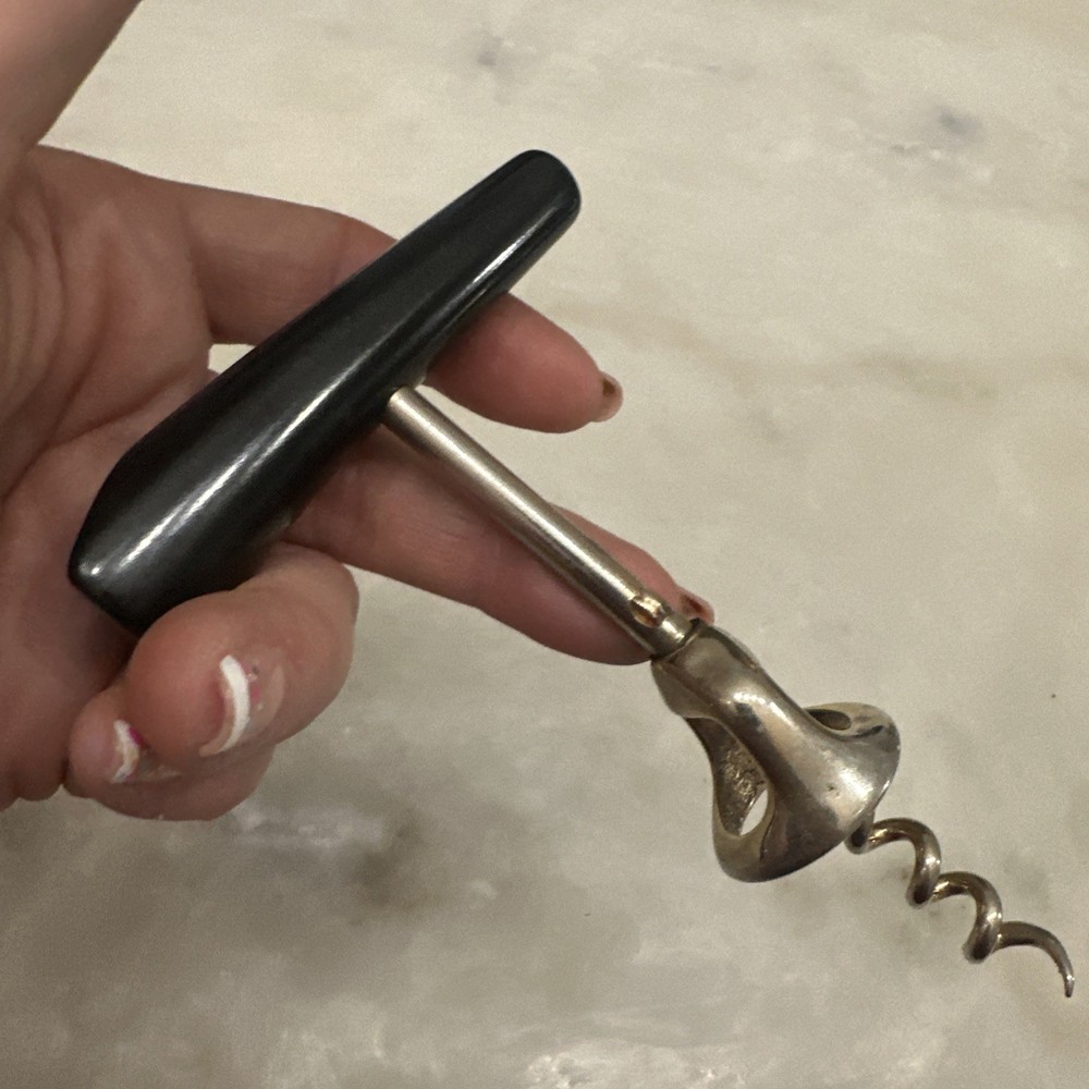 Rosewood with Silver Corkscrew