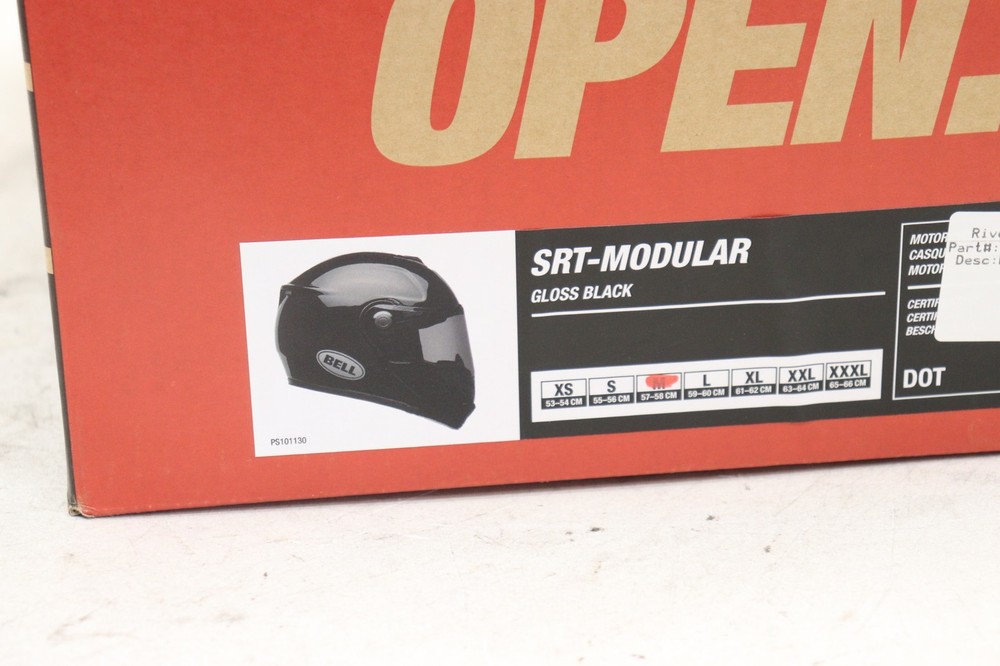 Bell SRT Modular Helmet GLOSS BLACK MEDIUM M
