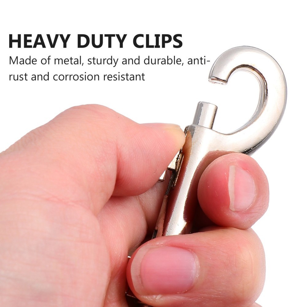 Heavy Duty Double Ended Trigger Hook Clips 4 Pcs for Various Uses