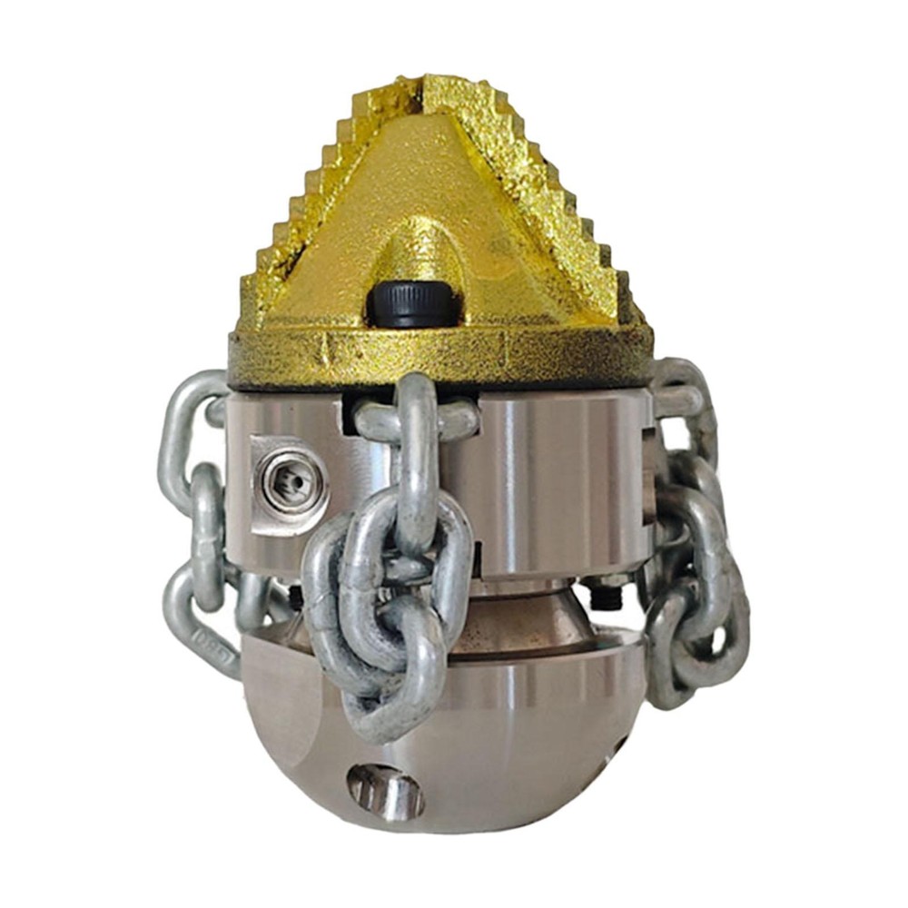 Pressure Washer Sewer Jetter Rotating Nozzle Kitchen Drain Cleaning Tip 3/8 1/2