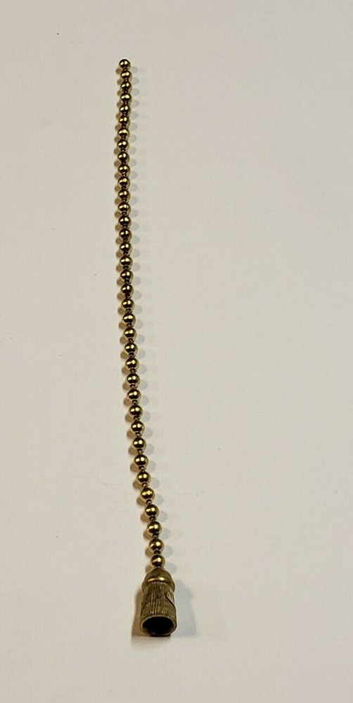 NEW UNFINISHED BRASS TASSEL PULL WITH 6" LONG FOR PULL CHAIN SOCKETS 20925UJB