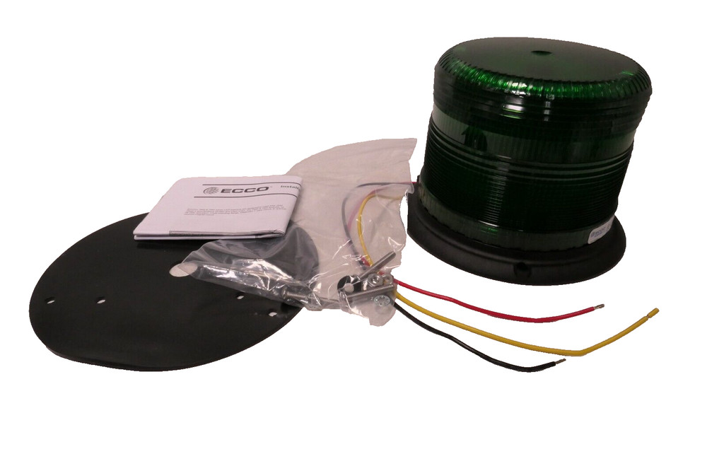 ECCO 7945G LED Green Beacon Pulse II low profile