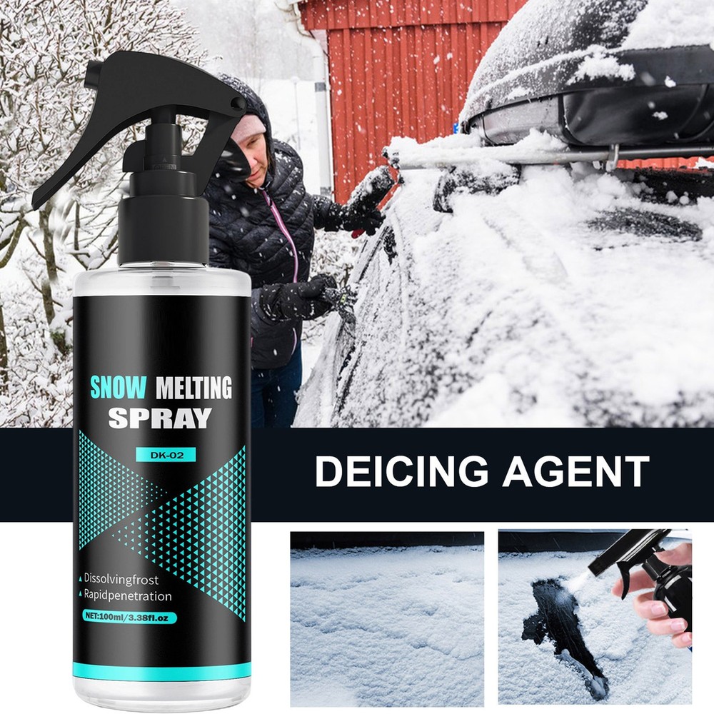 Snow Melting Spray Windshield Spray De-Icer 100ml