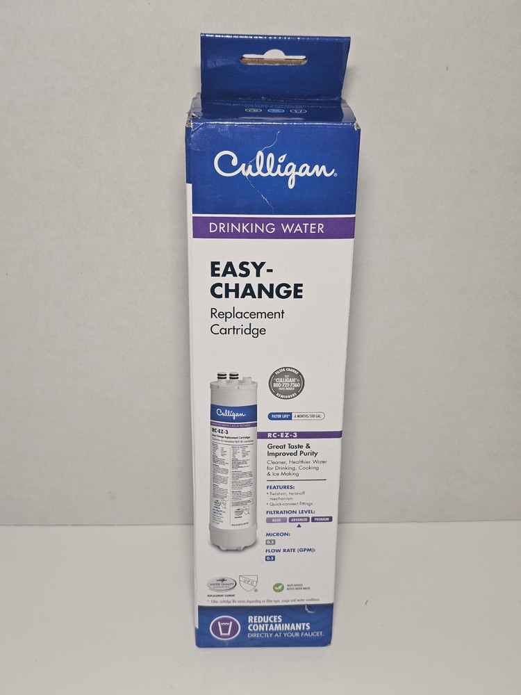 Genuine Culligan Advanced RC-EZ-3 Replacement Cartridge - White OEM
