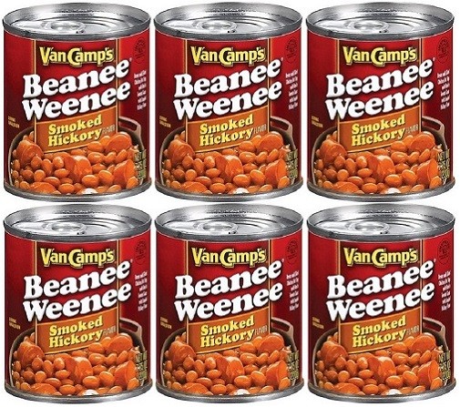 Van Camp's Beanee Weenee Smoked Hickory 6 Can Pack