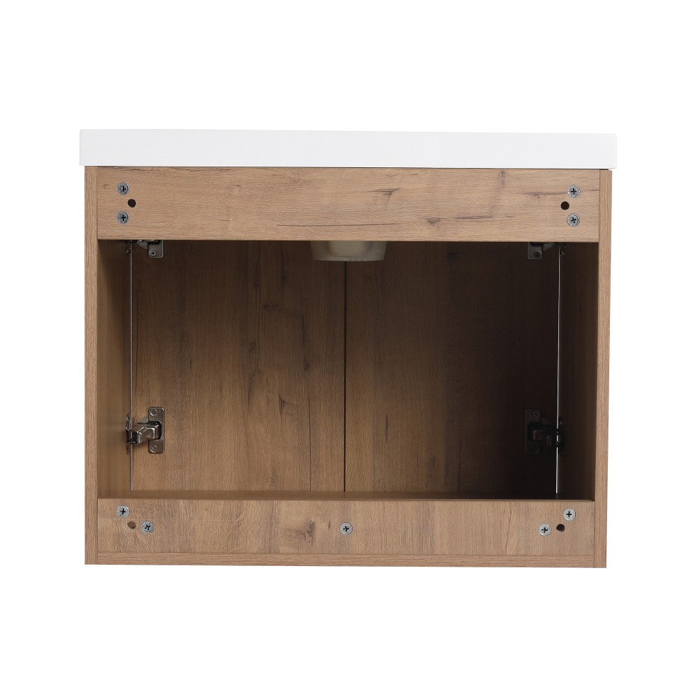 Bathroom Vanity with Sink Features Soft-Close Doors Floating Design