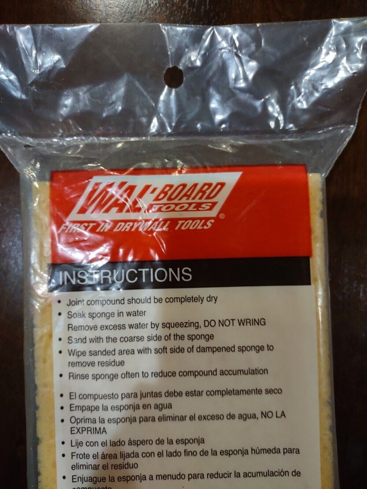 Wal Board Tools Dustless Drywall & Spackling Sanding Sponge
