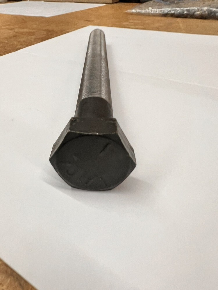 5/8-18 X 7 EXTRA threaded Hex Tap Bolt Full Thread 5/8"-18, 7" Fine grade 5