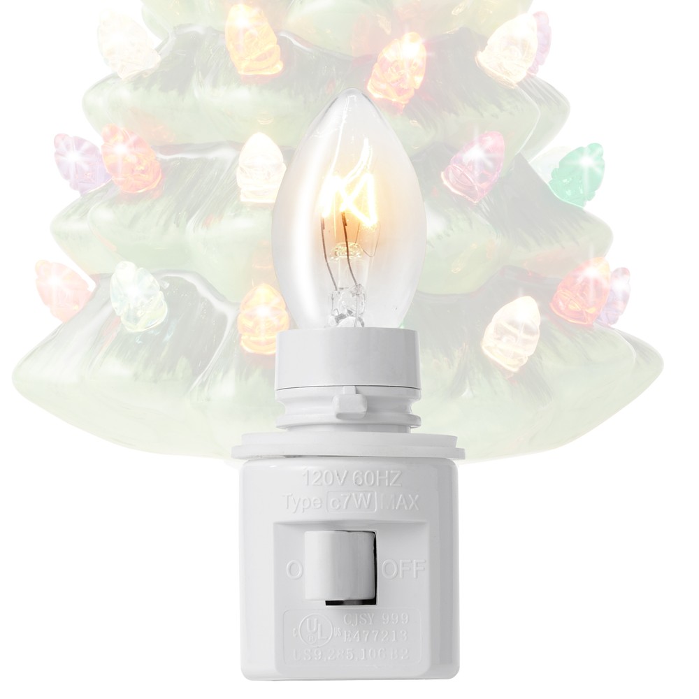 Ceramic Holiday Plug-in Vintage Decorative Night Light