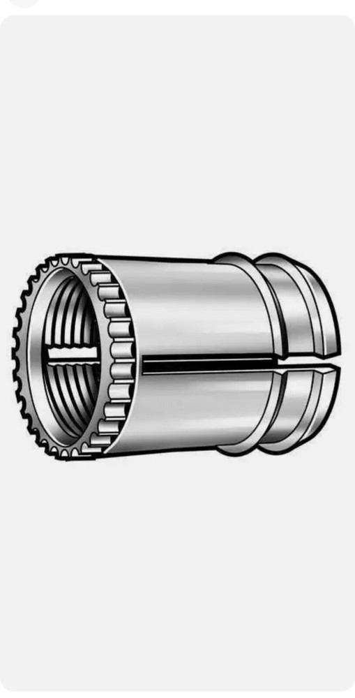 (25) E-Z LOK E-Z Fin™ Threaded Inserts For Soft Wood or Plastic Double Fin 8-32