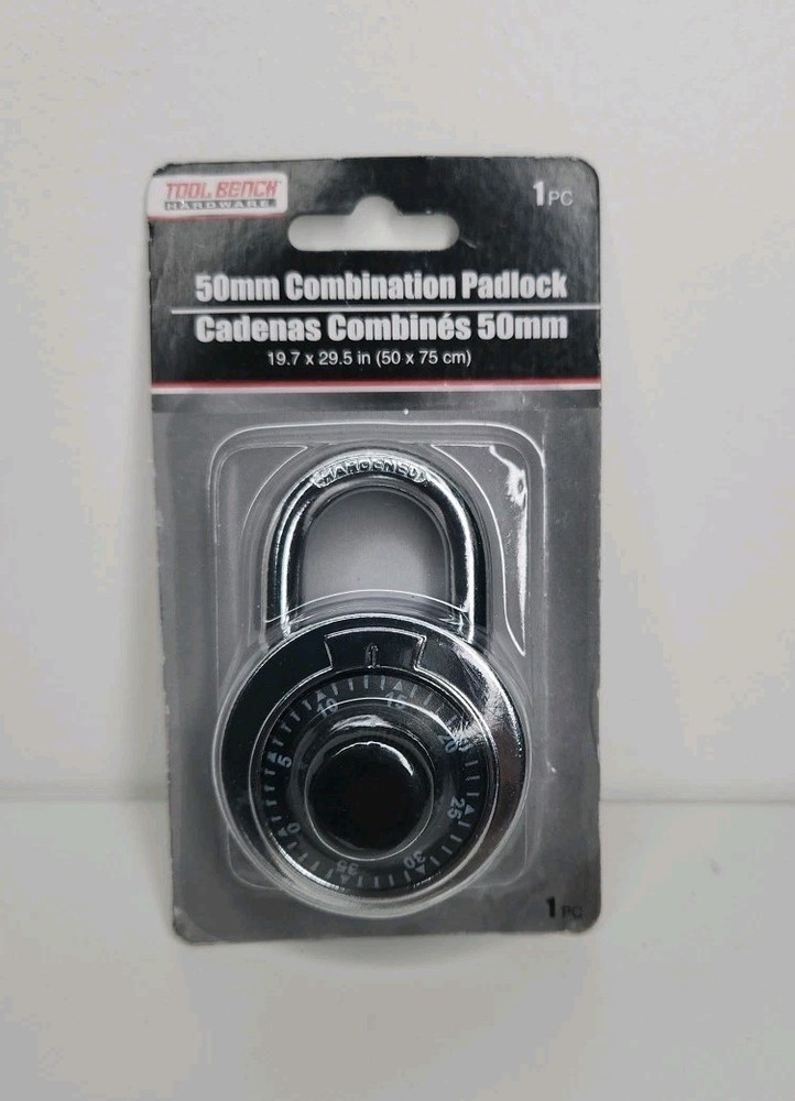 LOCKER COMBINATION PADLOCK 50mm SINGLE CENTER DIAL COMBINATION PADLOCK