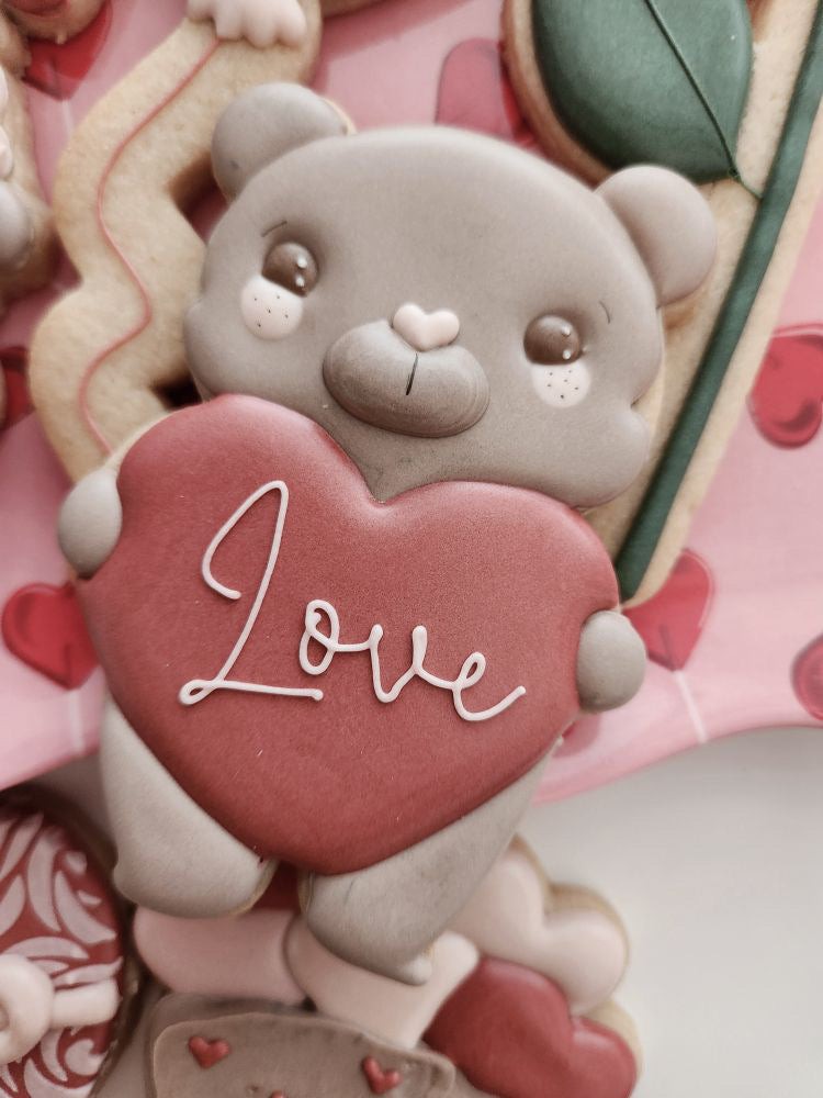 Love Heart Bear Cookie Cutters