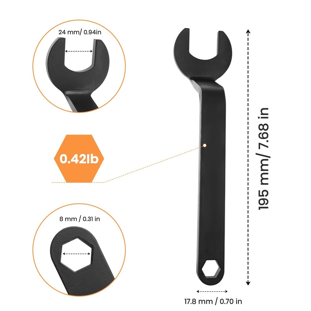 Router Accessories – RA1152 Offset Wrench Set to Change Router Bits, Compatib...