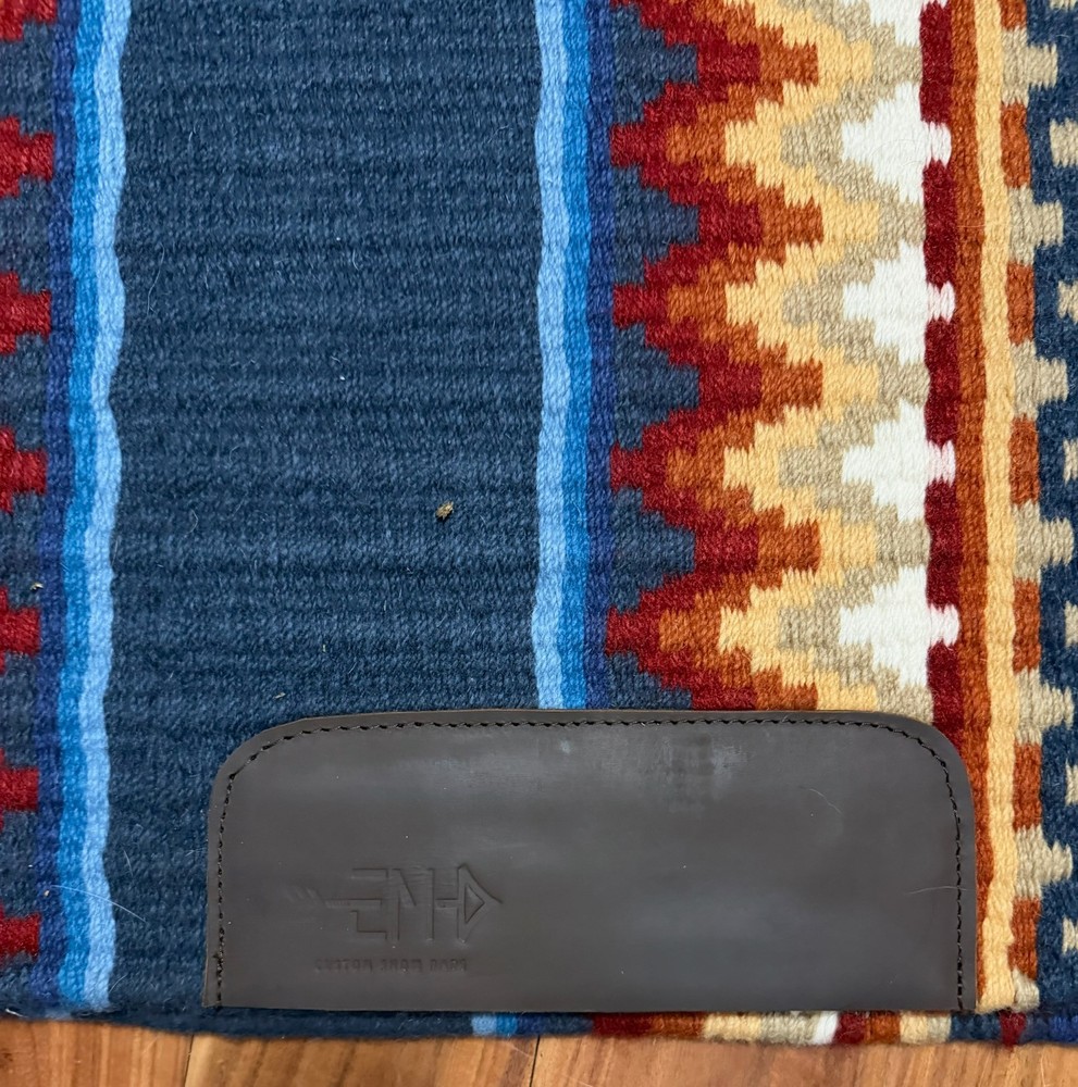 EM Custom Oversized WP Pad. Dark Blue, Rust, Tan Cream Great Shape!!