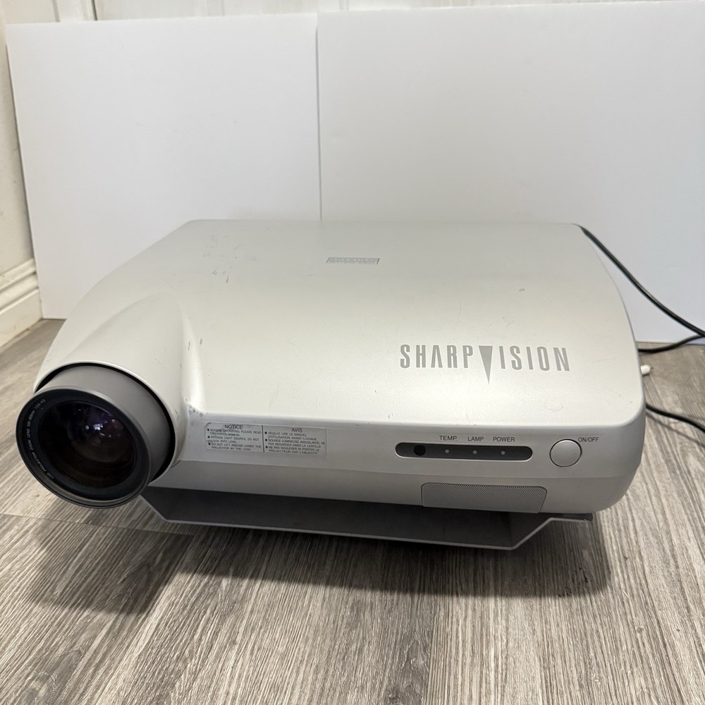 Vintage Sharp Vision LCD Projector Model No: AN-CME800 Tested Working Read Below