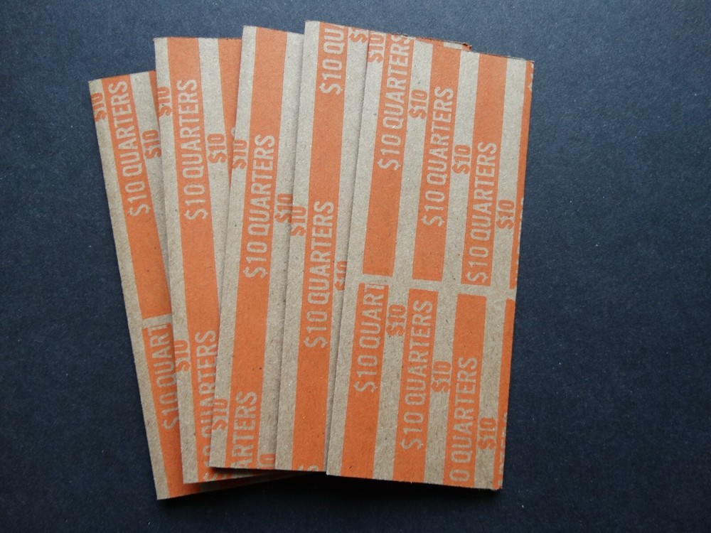 5 Quarters Coin Striped Wrappers