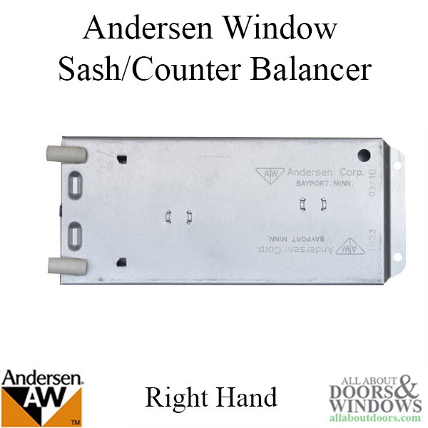 Andersen Window Sash Balancer Window Sash Counter Balancer Right Hand Balancer