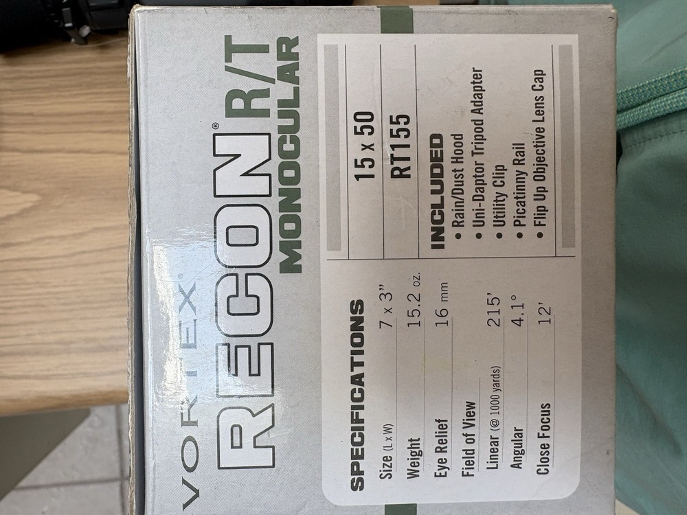Vortex Optics Recon R/T 15x50 RT155 Scope Monocular