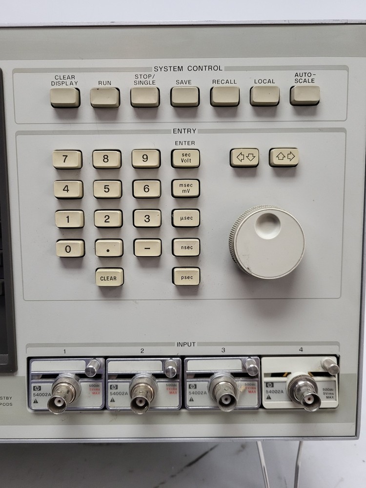 Hewlett-Packard 54110D Digitizing Oscilloscope Parts (Powers On, Untested)