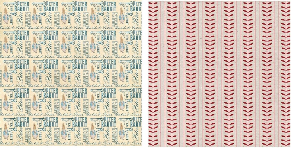 Peter Rabbit scrapbook paper, DS, Here Comes Peter - Memory Place #60141