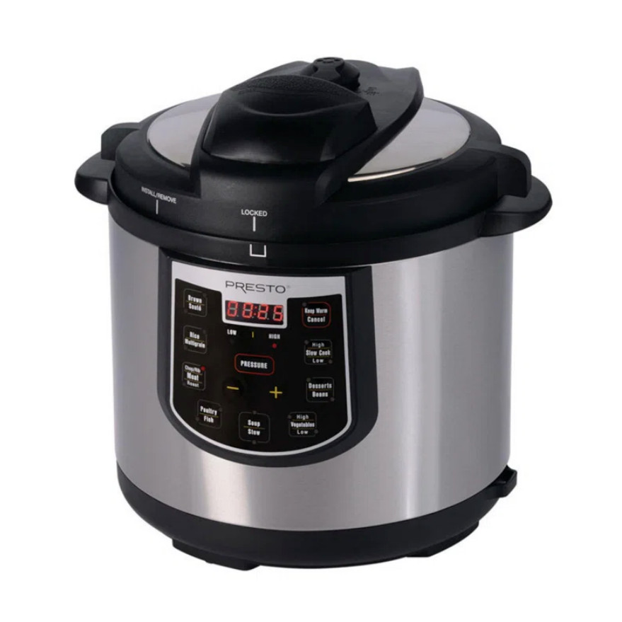 Presto 6-Quart Programmable Electric Pressure Cooker Plus 02141 New/Open Box