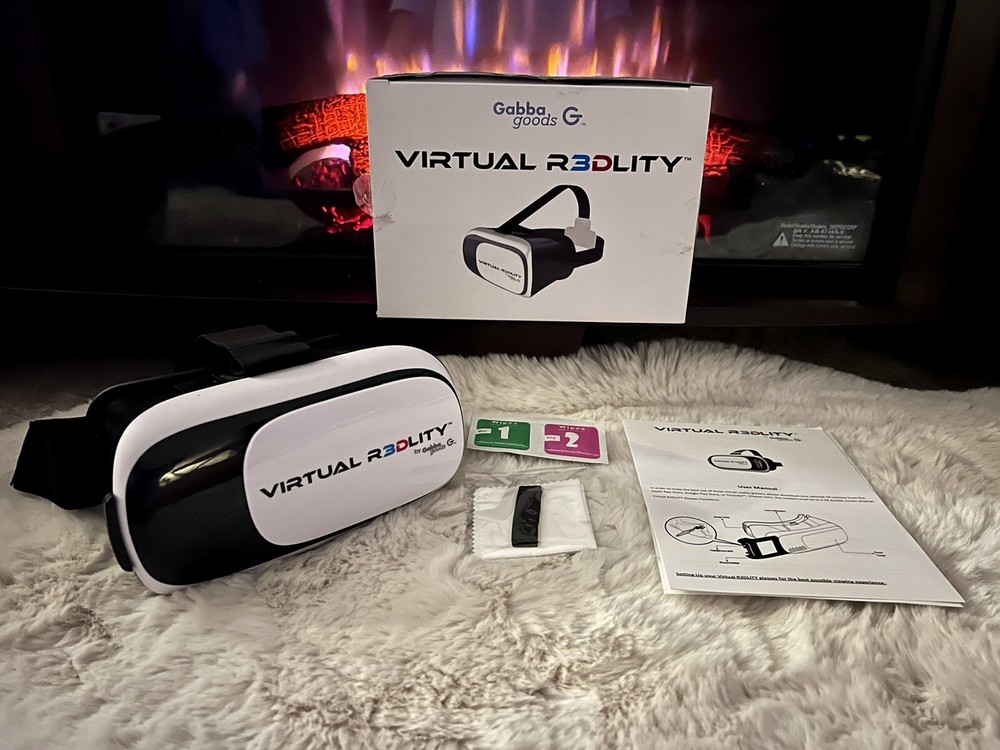 GABBA GOODS VIRTUAL R3DLITY HEADSET, 3D VIRTUAL REALITY Open Box
