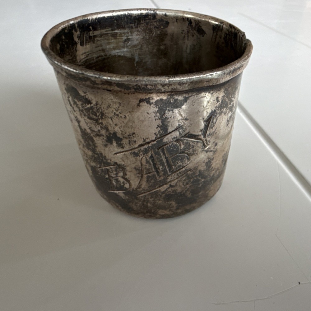 W.B. Mfg Co Silverplate Cup Goblet Marked 2415