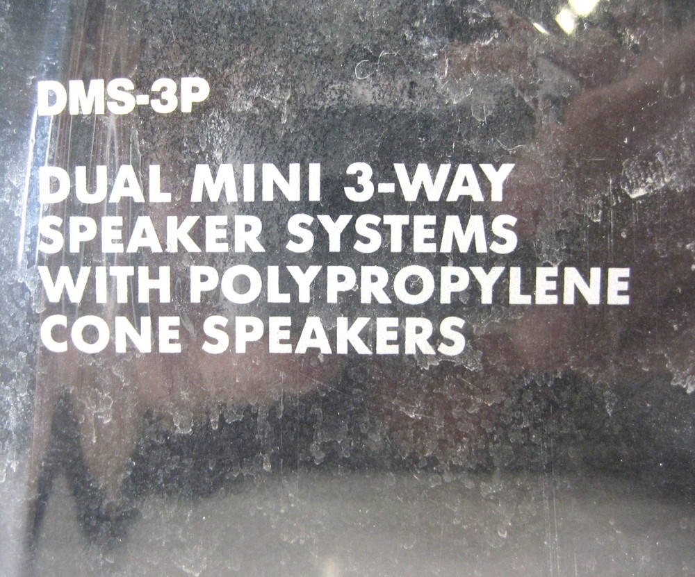 Speco Technologies DMS-3P Dual Mini 3-Way Speaker System W/Polypropylene Cone