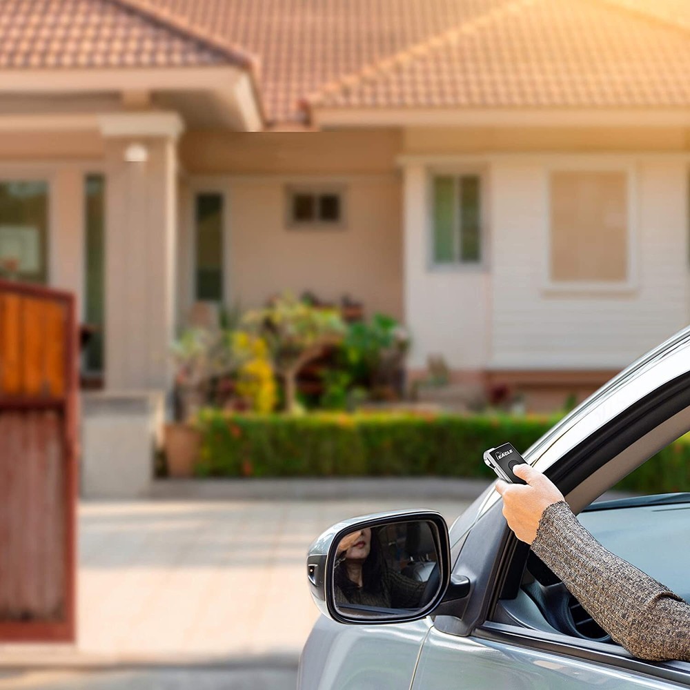 Eagle Chrome Series 1-Button Remote Control Gate Transmitter Visor Clip EG642