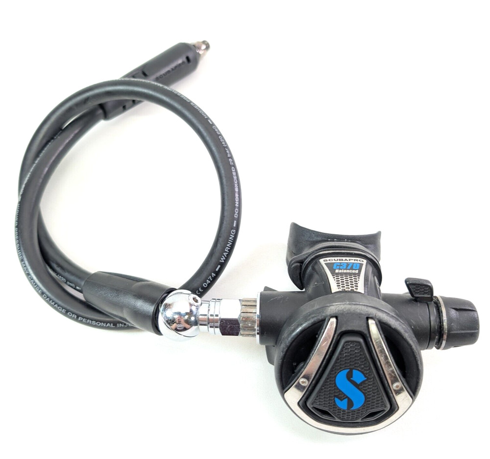 Scubapro C370 Primary Second 2nd Stage Regulator Scuba Dive Adjustable, Balanced