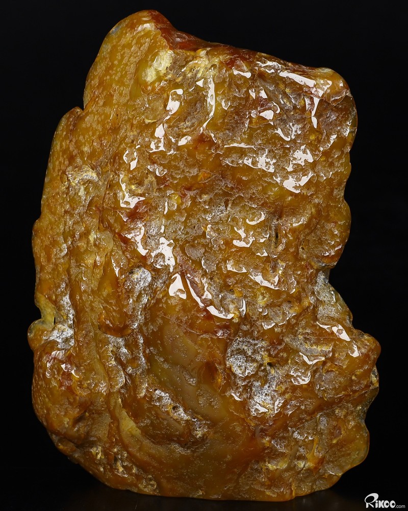 6.7" Agate Carved Crystal Fox Sculpture, Realistic