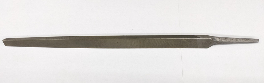 FFC Three-Square Triangular File Smooth Double Cut 12" Long Germany - 3-Square