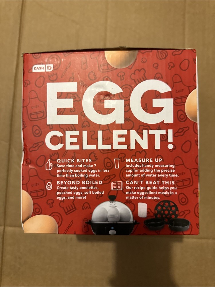 Dash Everyday Egg Cooker 7 Egg Capacity