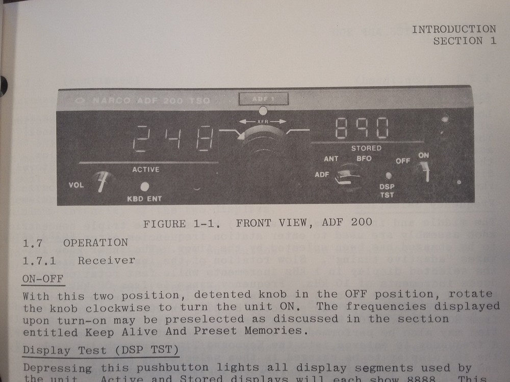 Narco ADF-200 Install manual