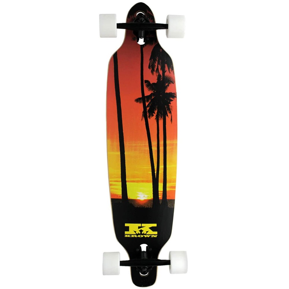 Krown Drop Through Elite Palms Longboard Complete 9" x 36"