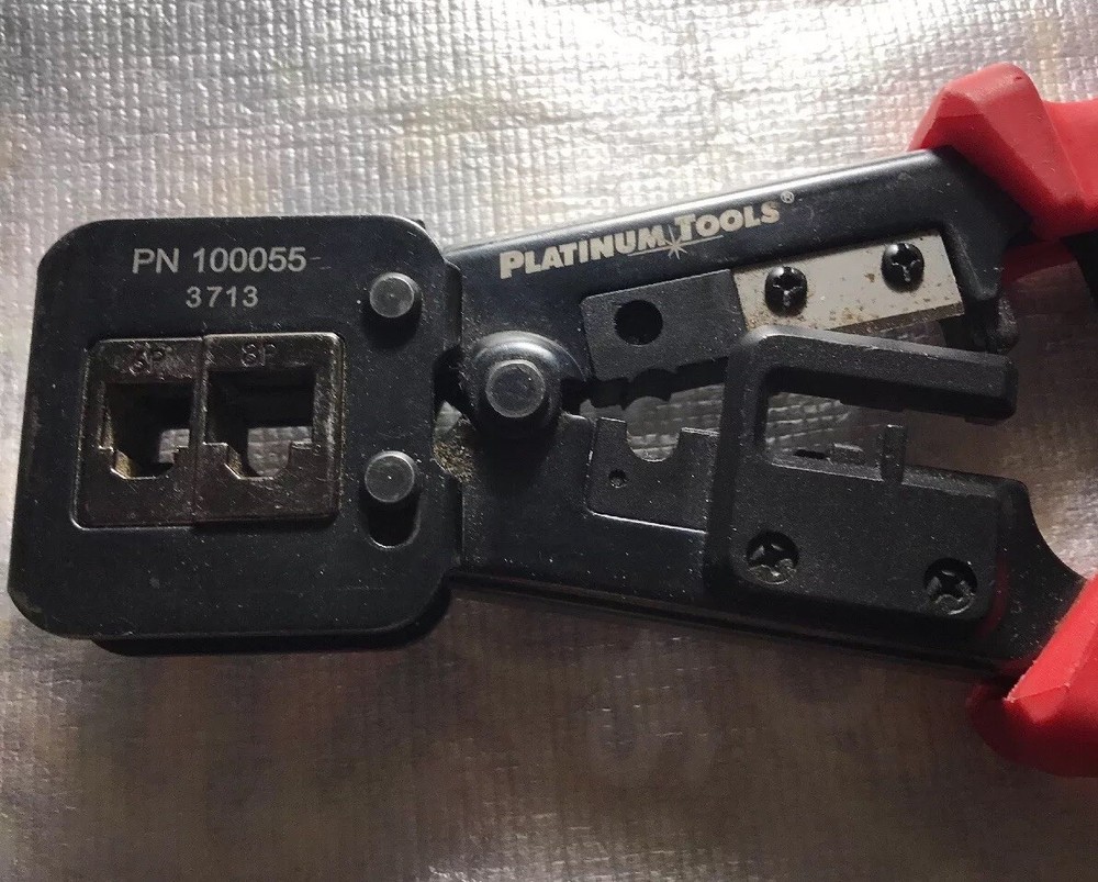 Platinum Tools 100055 Clamshell Crimp Tool