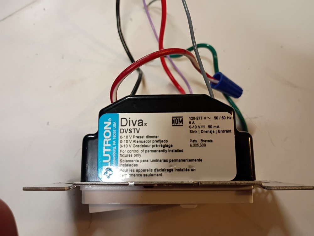 0-10 Volt Preset Dimmer