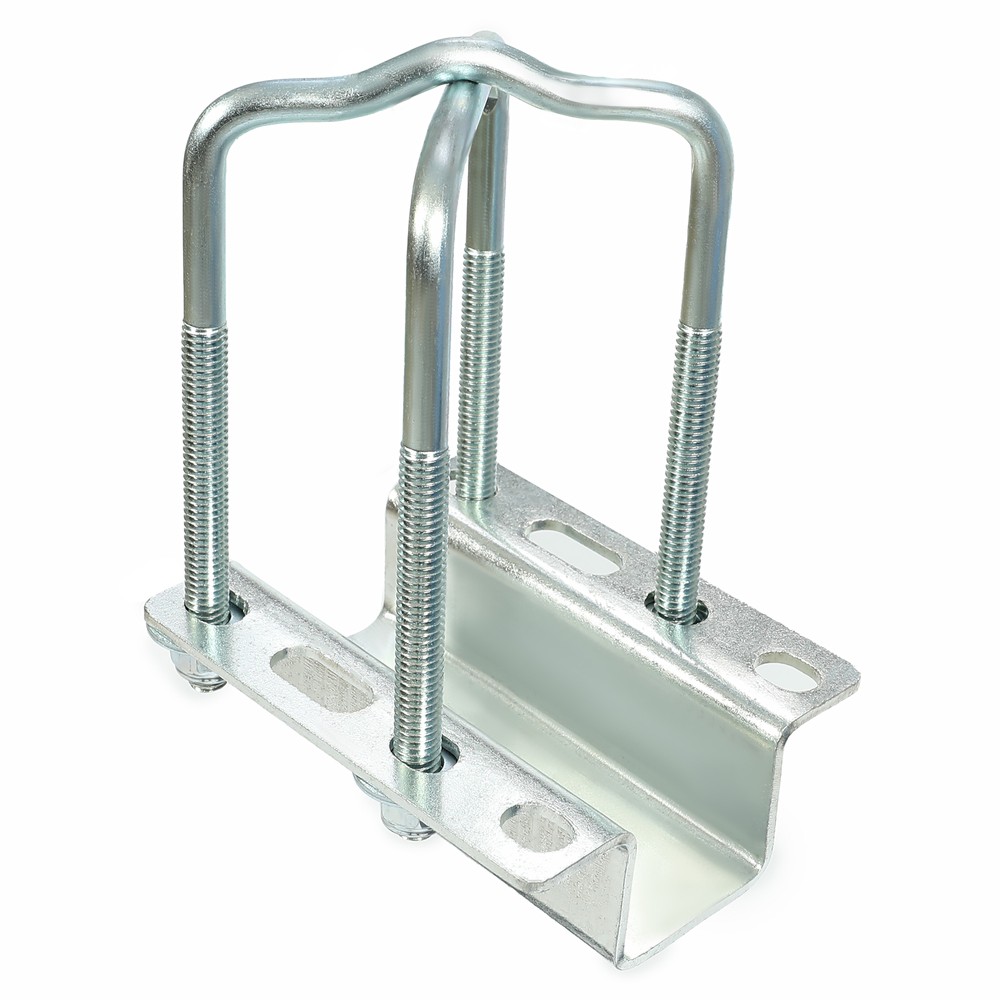 Boat Trailer Bunk Board Guide-On 5' Feet Rail Makes Loading Boat w/Brackets Kit