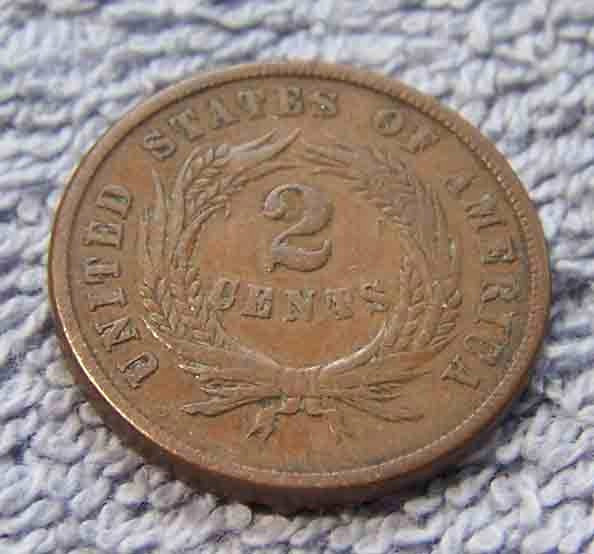 1865 2 cent piece