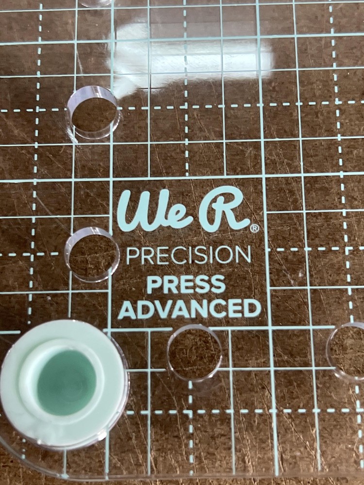 We R Memory Keepers Precision Press Advanced Stamping Tool Scrapbooking Crafts