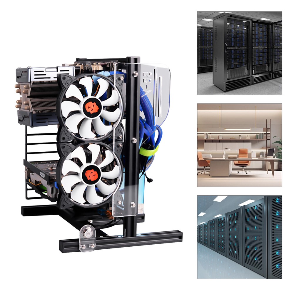 DIY PC Frame Vertical Test Bench Open Air Case Chassic Motherboard Frame Holder