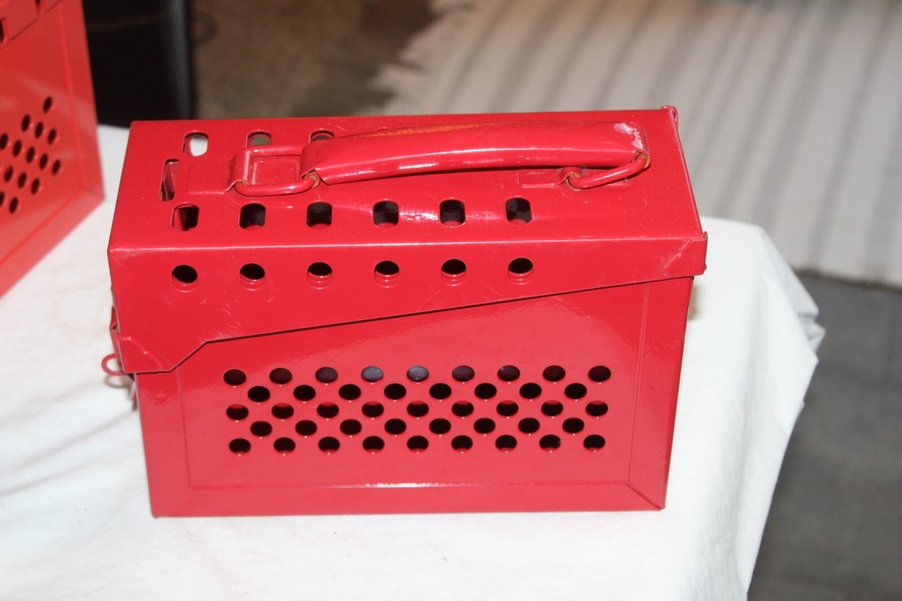 2 Master Lock Portable Group Lock Boxes 498A w/Tool