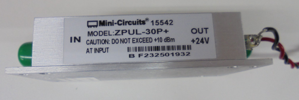 Mini-Circuits ZPUL-30P+ Pulse Amplifier