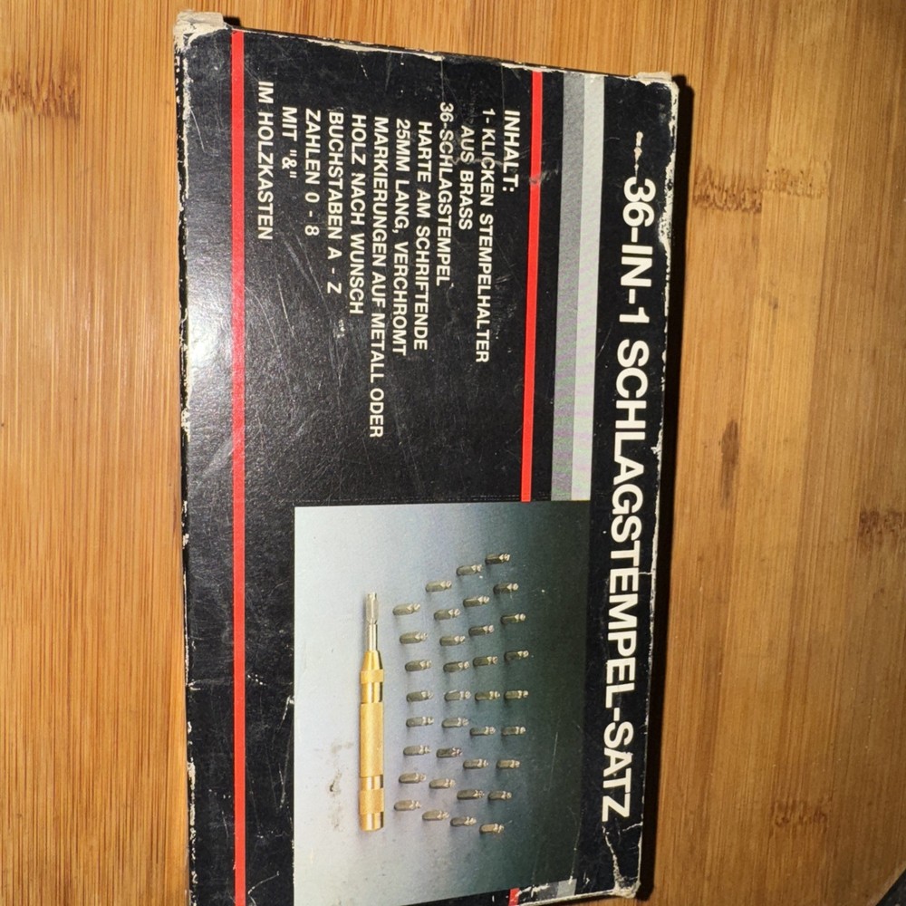 36-1  Stamping Tool Set