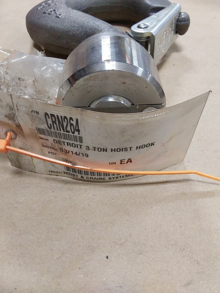 Detroit 3 Ton Hoist Hook