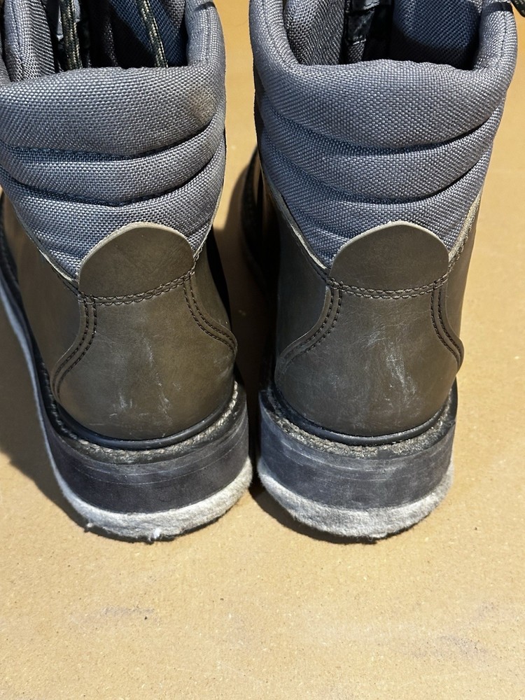 Simms Leather Wading Boots - Felt Sole - Size 7