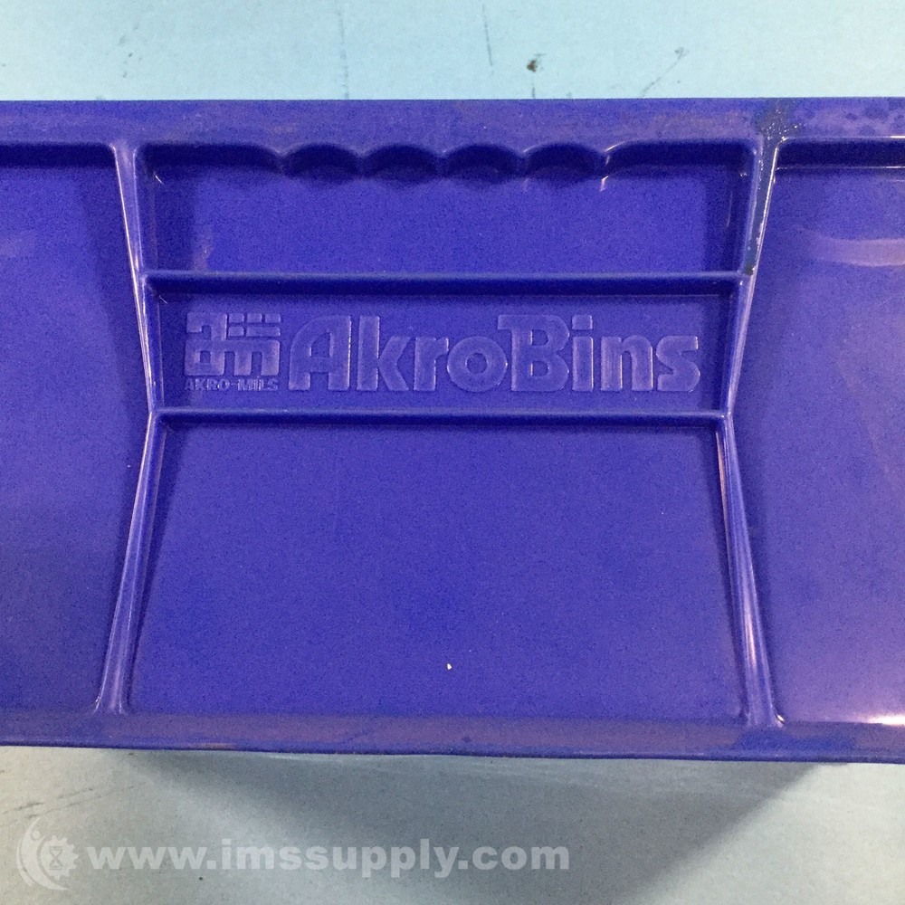Akro Mils 30-230-3 Blue Heavy Duty Plastic Stacking Storage Bin USIP