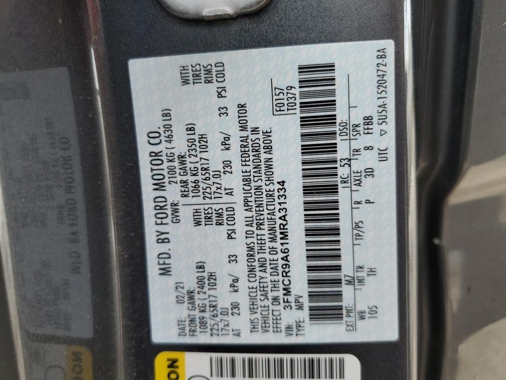 Telematics Interface Module fits 2021 Ford Bronco sport Communication dash